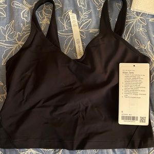 BRAND NEW Lululemon size 6 black align tank top